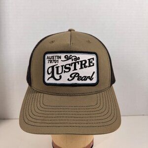 Lustre Pearl Hat Austin Texas 78701 Mesh Trucker Snapback Cap Bar